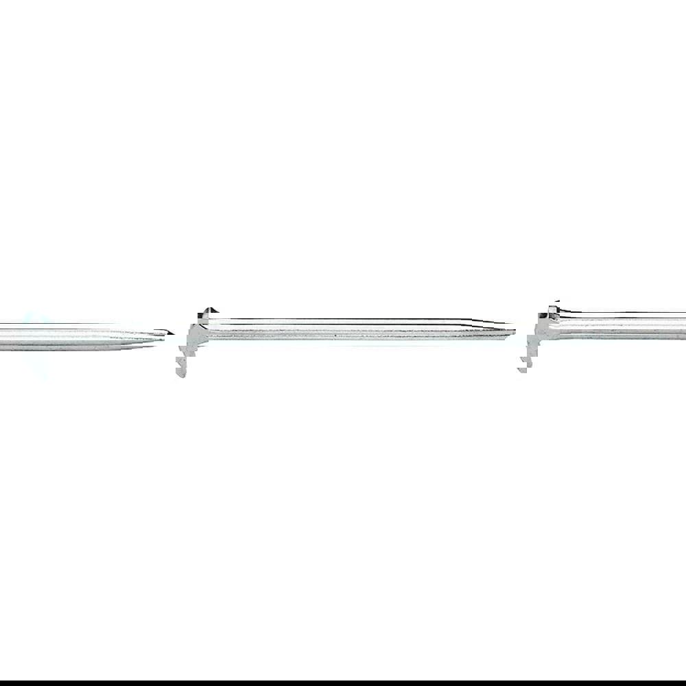 Pry Bars; Prybar Type: Prybar ; End Angle: Offset ; End Style: Rolling Head ; Material: Vanadium Steel ; Bar Shape: Hex ; Overall Length (mm): 400.0000