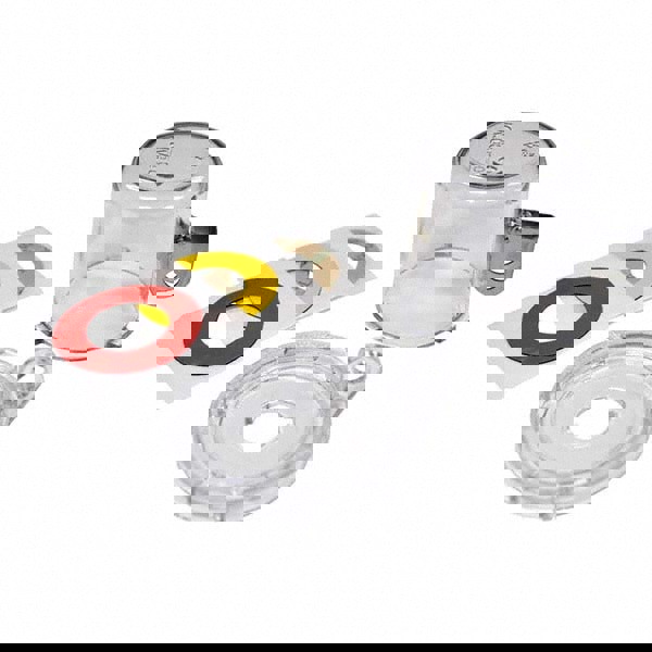 Pneumatic Lockout: 1 Padlocks Max, 0.32