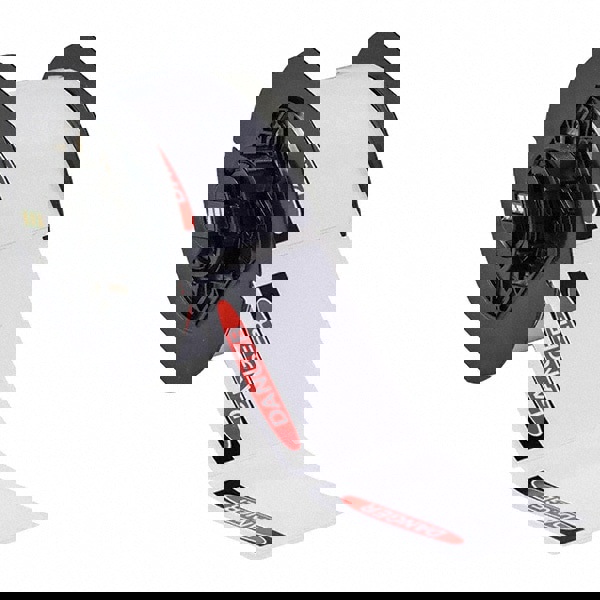 Label Maker Label: Black & Red on White, Polyester, 4