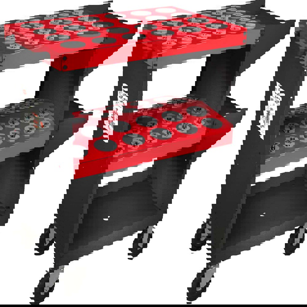 48 Tool Capacity, CAPTO C4 Taper ToolScoot CNC Tool Cart