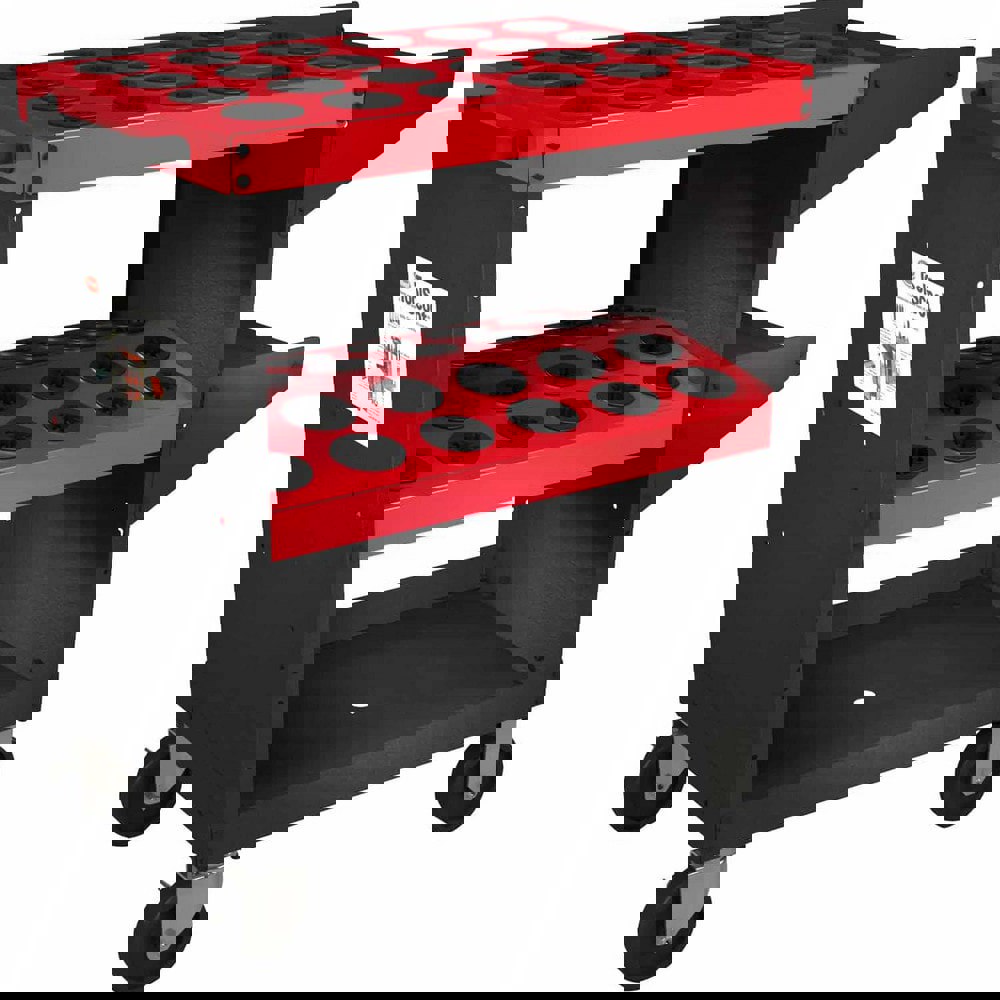 48 Tool Capacity, CAPTO C5 Taper ToolScoot CNC Tool Cart