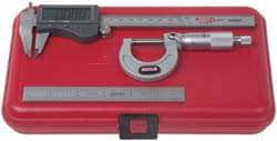 Machinist Caliper & Micrometer Kit: 3 pc