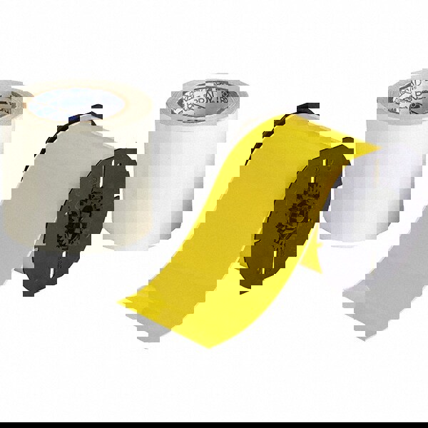 Label Maker Label: Yellow, Polyester, 100