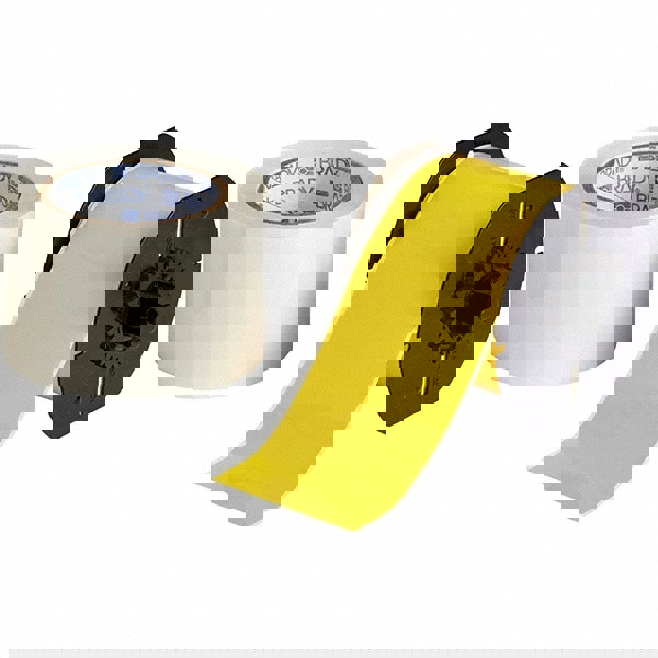 Label Maker Label: Yellow, Polyester, 100