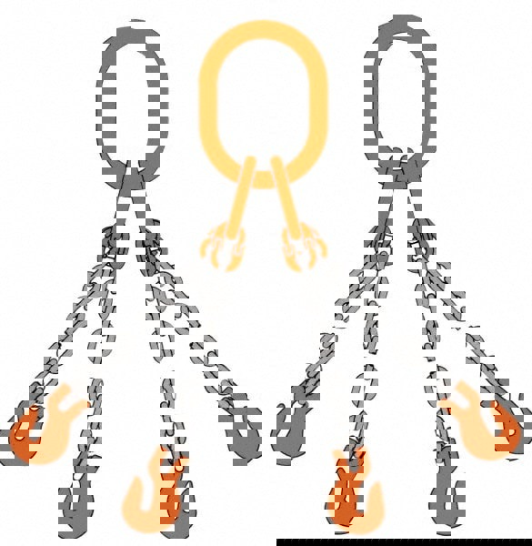 Chain Sling: 5' Long, Steel