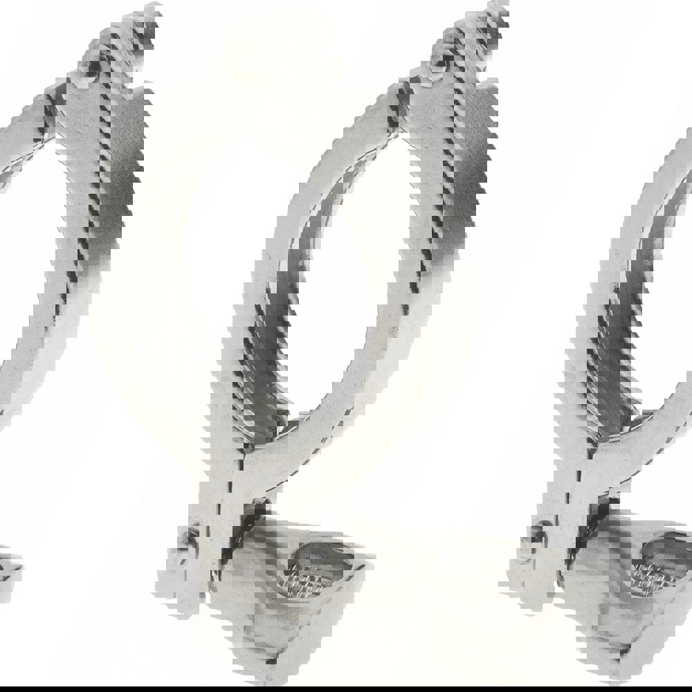 Sanitary Stainless Steel Pipe Clamp with Holed Wing Nut: 1-1/2