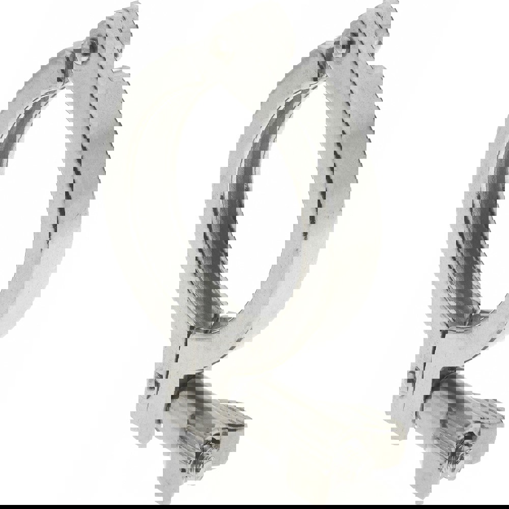 Sanitary Stainless Steel Pipe Clamp with Wing Nut: 2