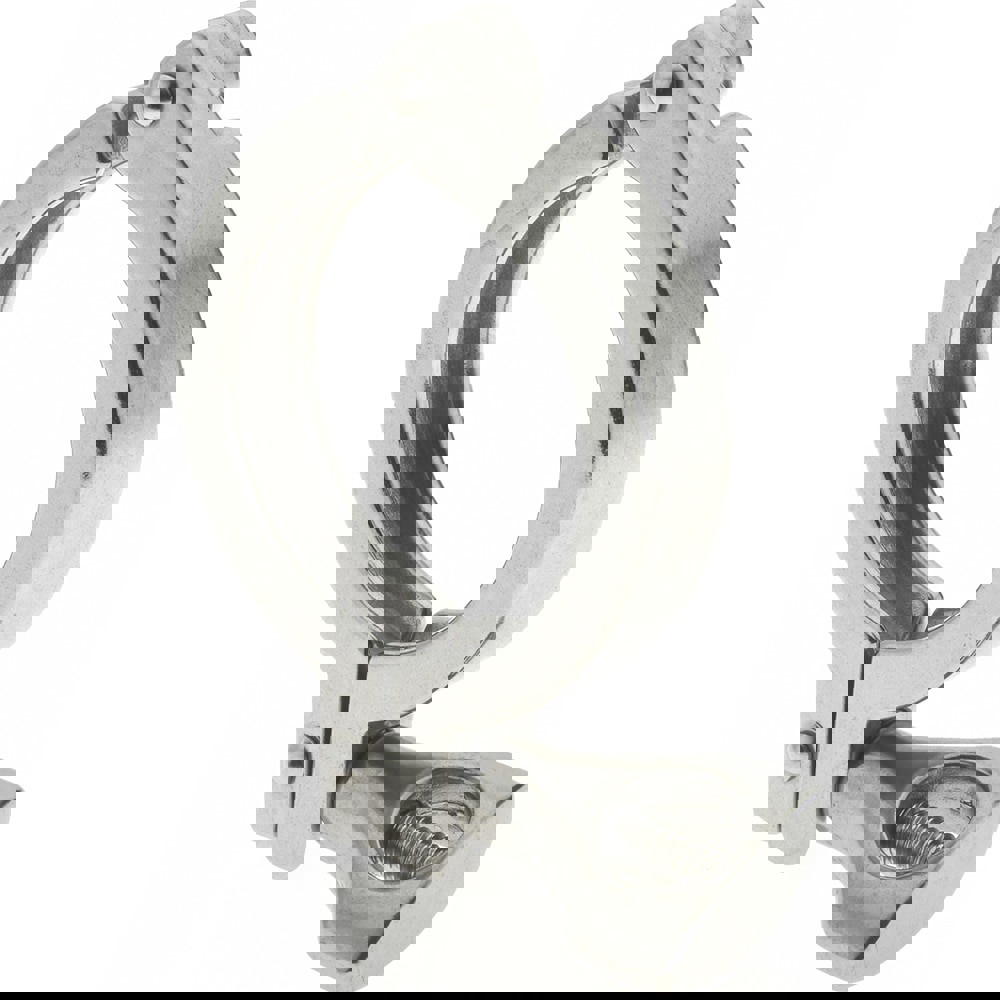 Sanitary Stainless Steel Pipe Clamp with Holed Wing Nut: 2