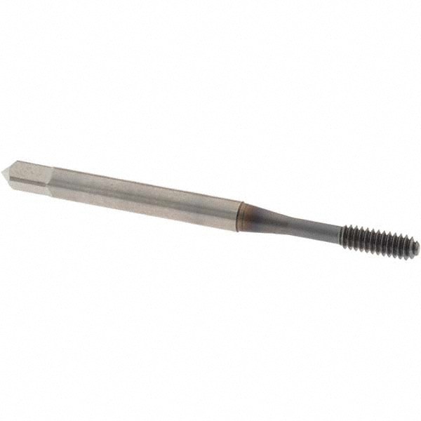 Thread Forming Tap: #4-40 UNC, Bottoming, Cobalt, TiCN Coated