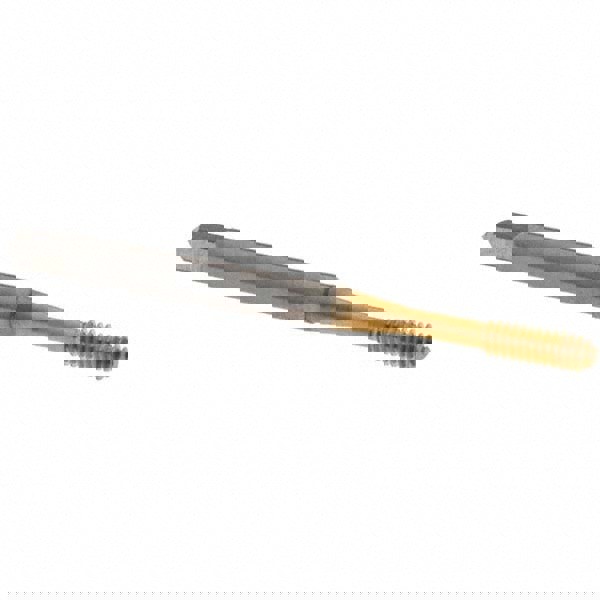 Thread Forming Tap: #4-40 UNC, 2B Class of Fit, Bottoming Chamfer, Cobalt, TiN Finish