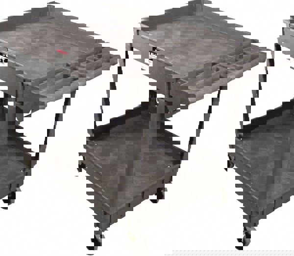 Standard Utility Cart: Plastic, Gray