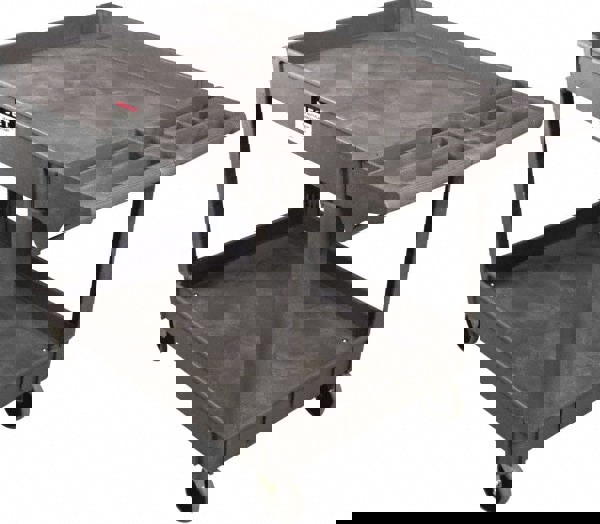 Standard Utility Cart: Plastic, Gray