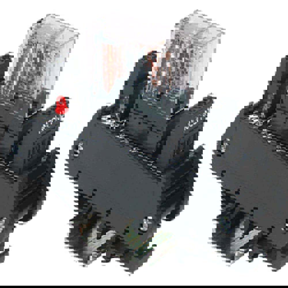 Interface Relay Modules; Input Amperage: 0.01 ; Contact Configuration: SPDT ; Coil Voltage: 24V DC ; Mounting Type: DIN Rail ; Contact Form: Panel Mount ; UNSPSC Code: 39122325