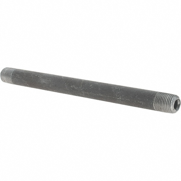 Black Pipe Nipple: 1/8