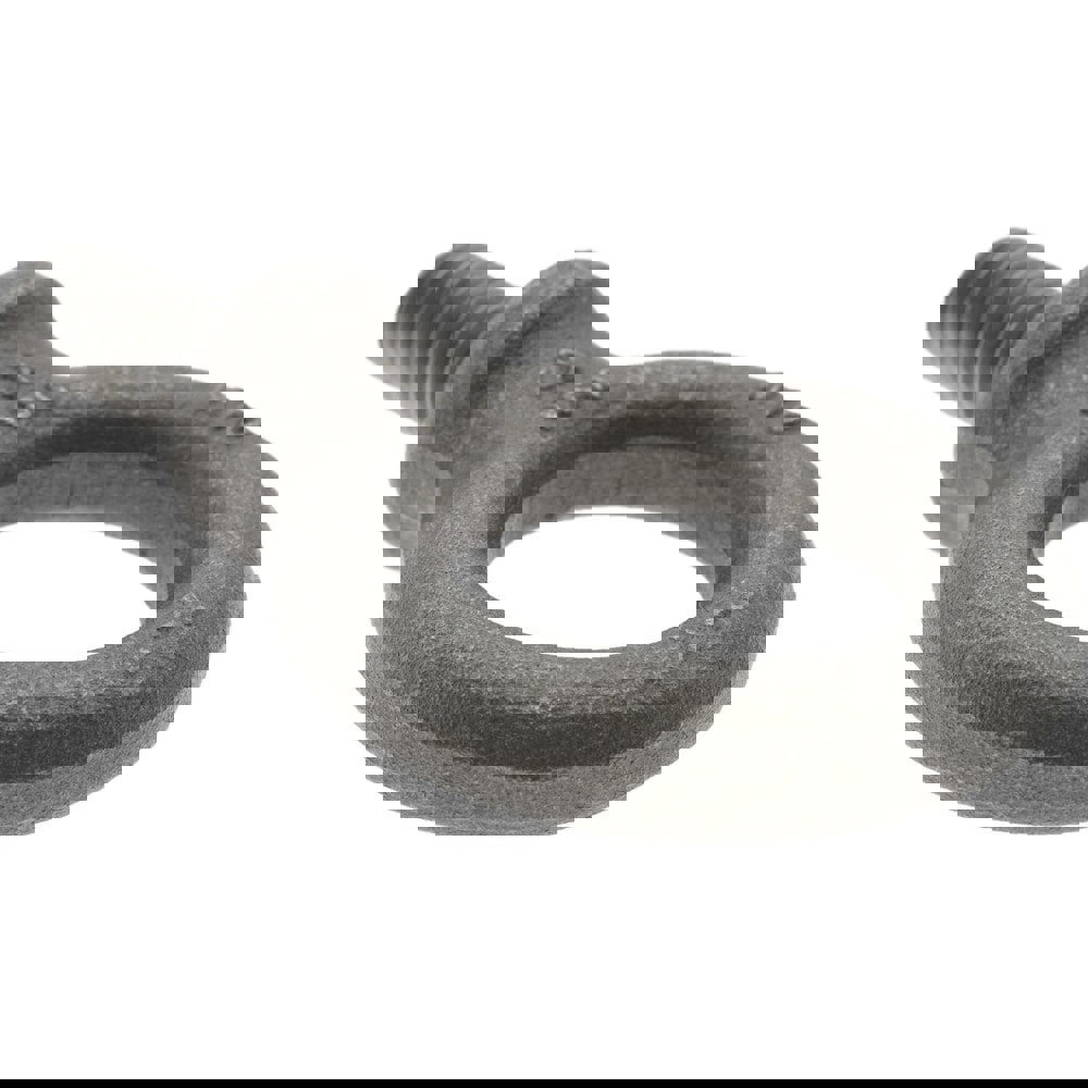 Fixed Lifting Eye Bolt: With Shoulder, 1.63 lb Capacity, M10 x 1.50 Thread, Grade 1030 Steel