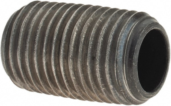 Black Pipe Nipple: 1/4