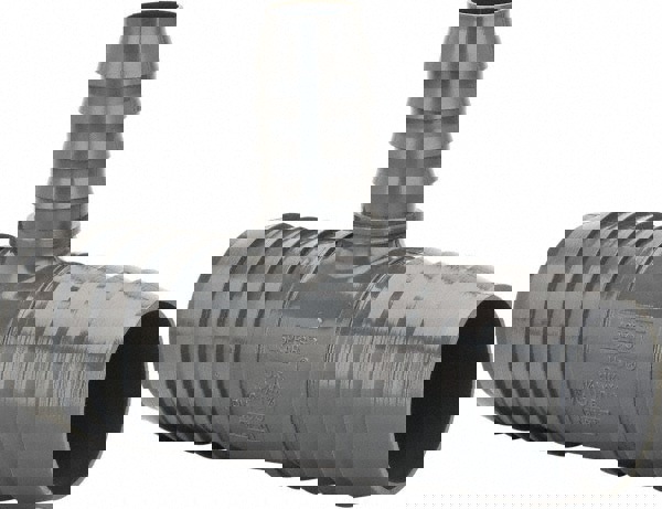 Barbed Tube Reducing Tee: 1-1/2 x 1-1/2 x 3/4