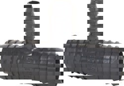 Barbed Tube Reducing Tee: 1-1/2 x 1-1/2 x 1