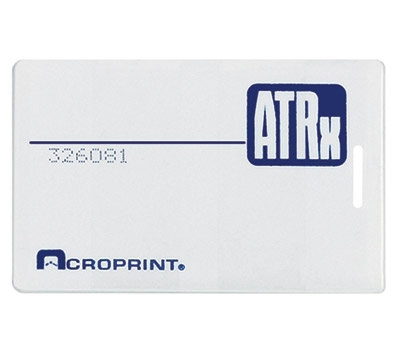 Time Cards & Time Clock Accessories; For Use With: Acroprint BioTouch; Acroprint BioLook ; Color: White ; Overall Width: 4 ; Overall Height: 2.5in ; Number Of Sides: 2 ; Records: Employees Punches