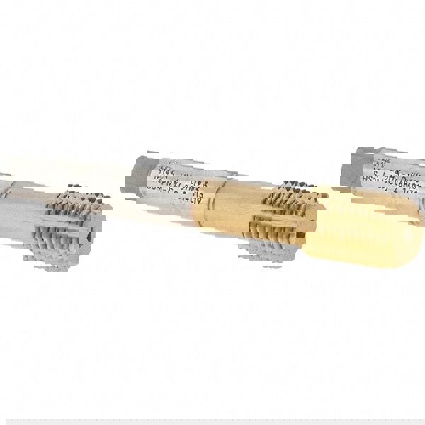 Thread Forming Tap: M14x1.50 Metric Fine, 6HX Class of Fit, Modified Bottoming, Powdered Metal High Speed Steel, TiCN Coated