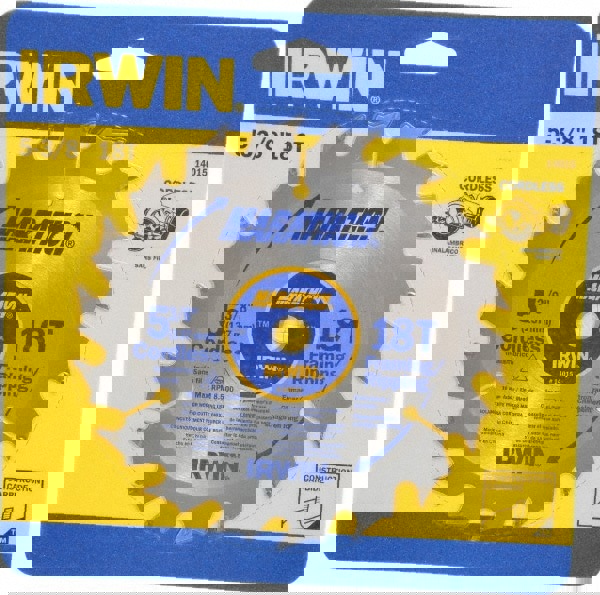 Wet & Dry Cut Saw Blade: 5-3/8