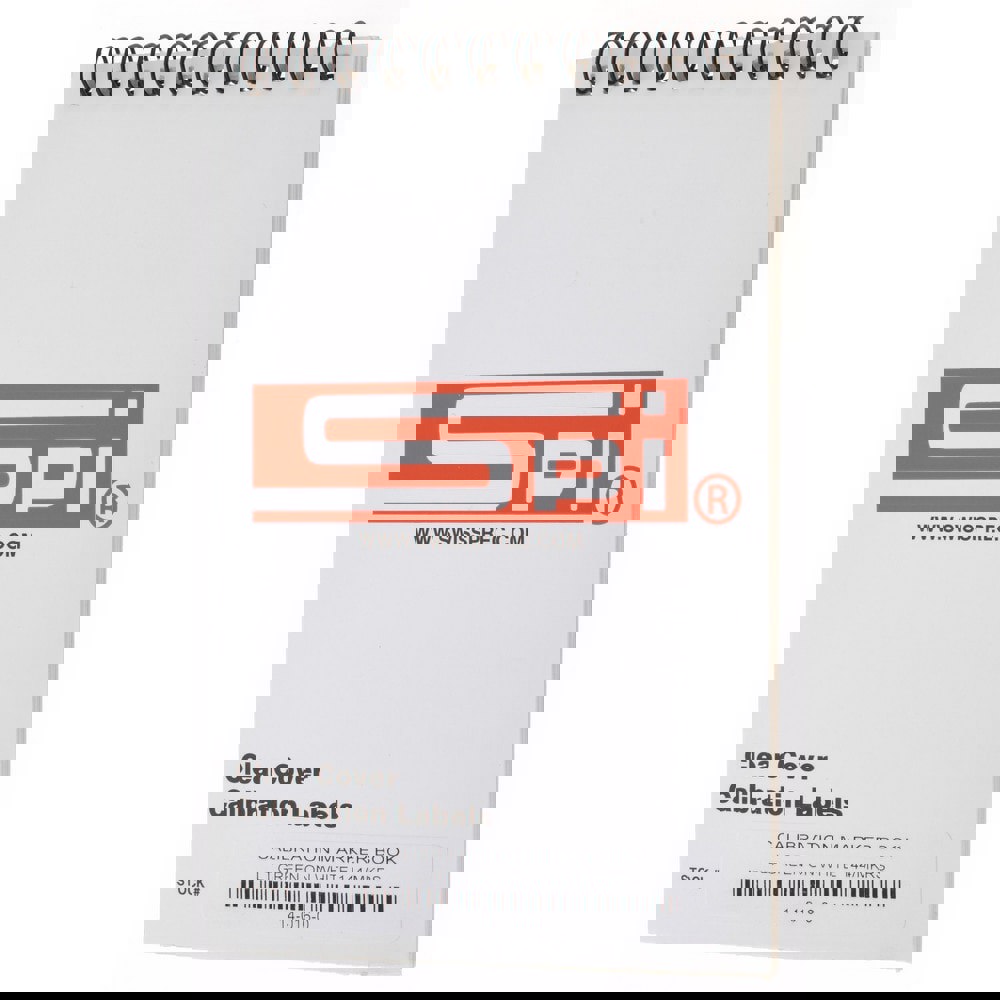 Inspection & Quality Label: 