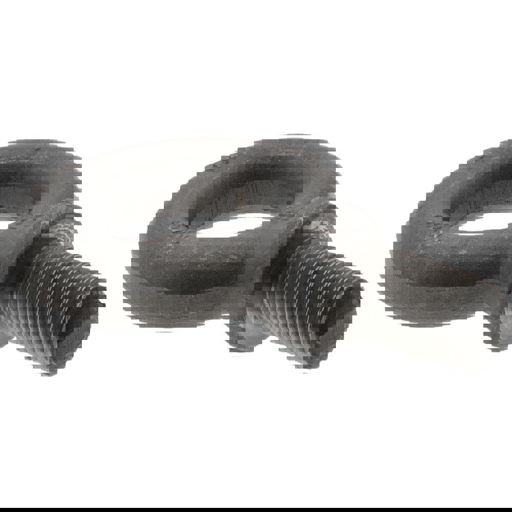 Fixed Lifting Eye Bolt: With Shoulder, 6.29 lb Capacity, M20 x 2.50 Thread, Grade 1030 Steel