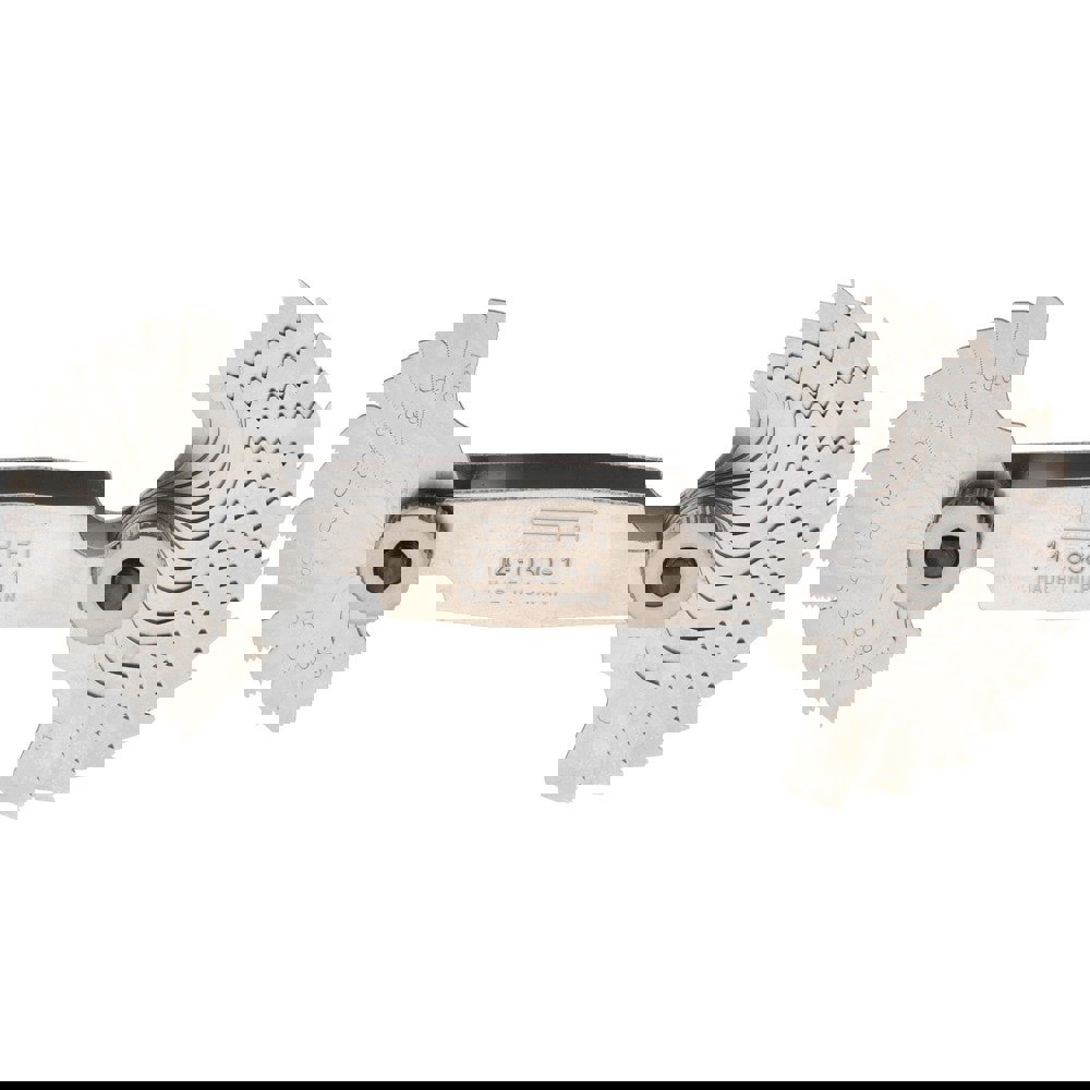 28 Leaf, 1/4 to 2.5mm Pitch Range, Steel Screw Pitch Gage