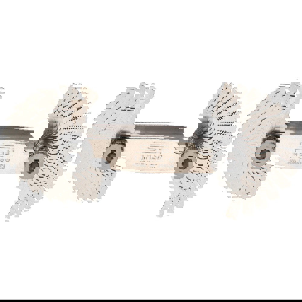 30 Leaf, 4 to 42 TPI Range, Steel Screw Pitch Gage