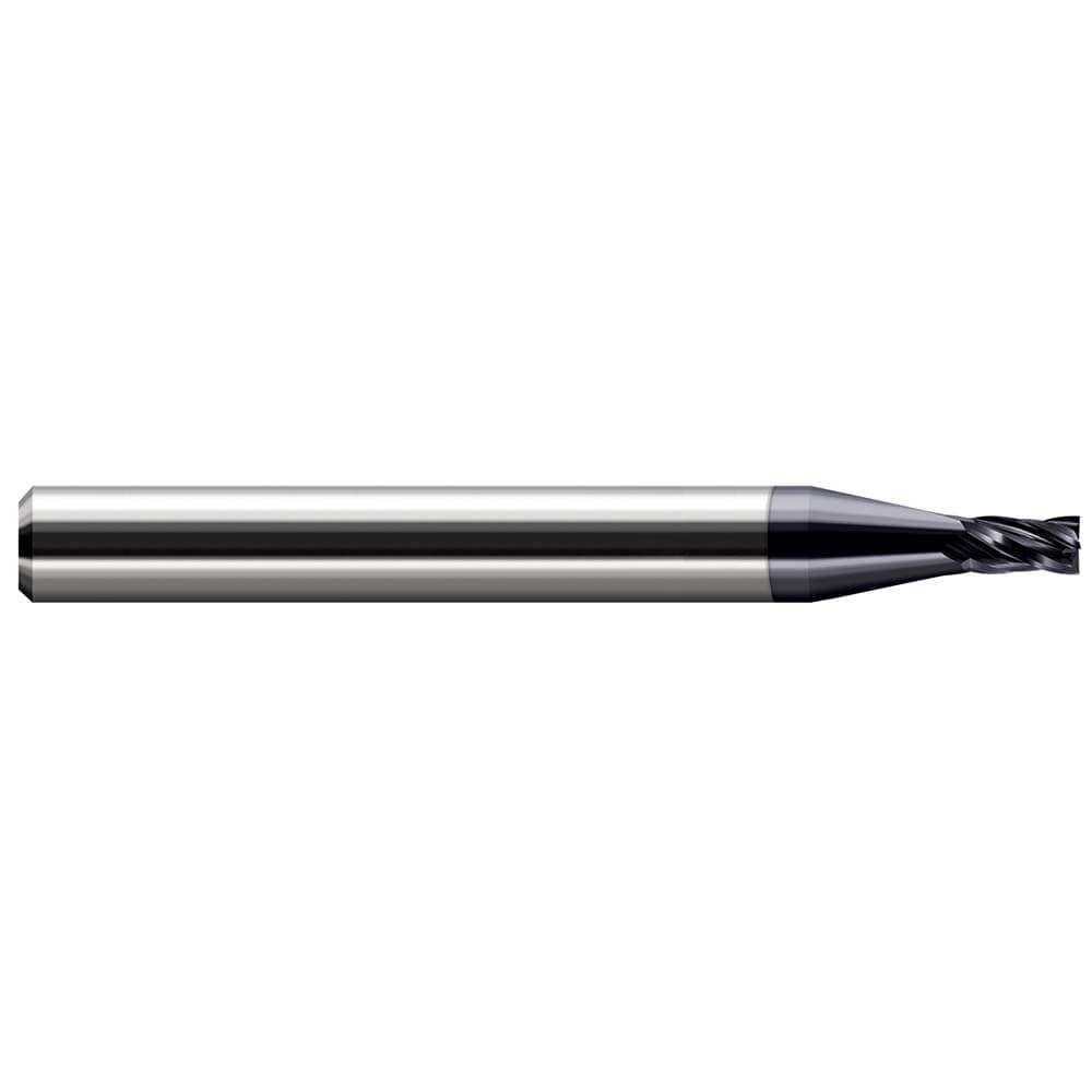 Square End Mills; Mill Diameter (mm): 1.30 ; Mill Diameter (Decimal Inch): 0.0510 ; Number Of Flutes: 4 ; End Mill Material: Solid Carbide ; Length of Cut (Decimal Inch): 0.0770 ; Shank Diameter (Inch): 1/8