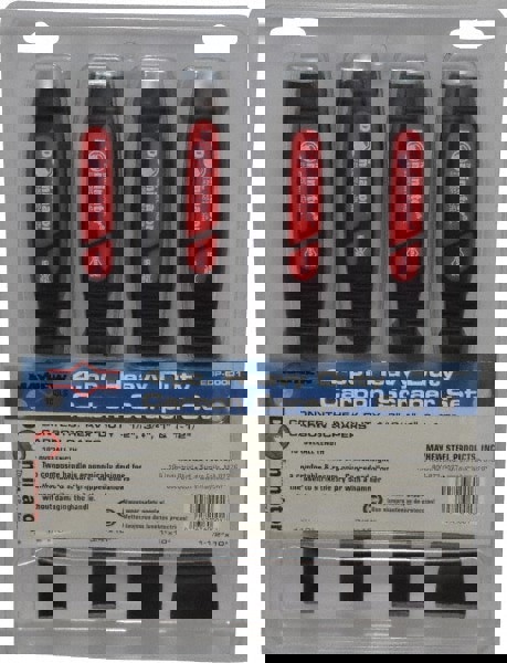 Stiff Carbon Steel 1-Edge Heavy-Duty Carbon Scraper Set