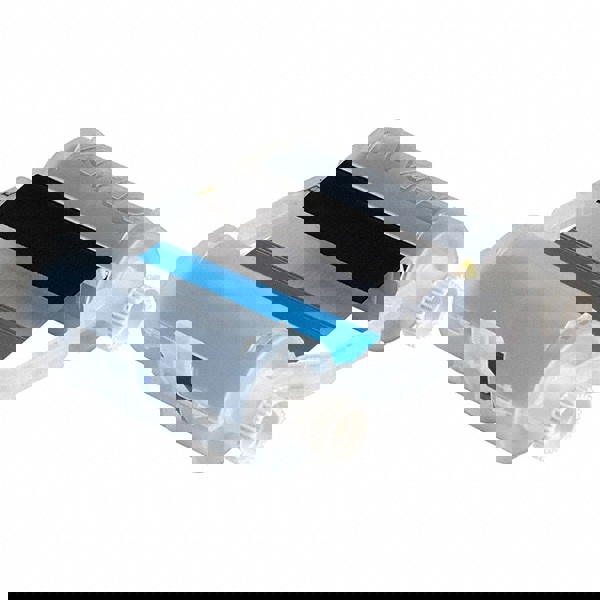 Ribbon Cartridge: 200' Long, Black & Blue, Resin