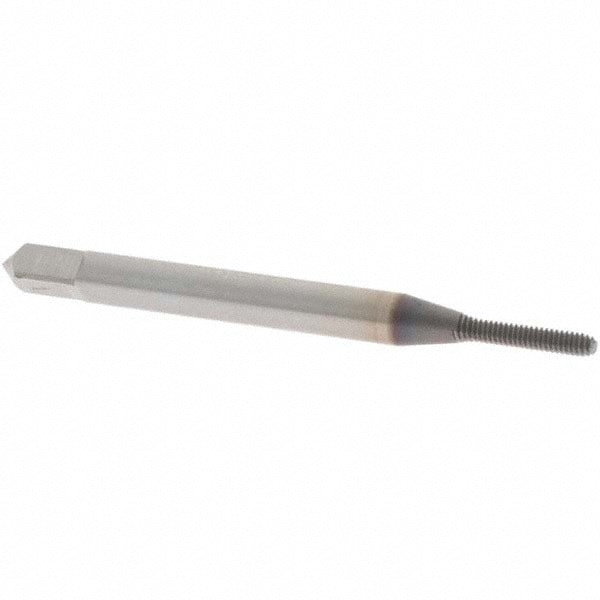Thread Forming Tap: M1.6x0.35 Metric Coarse, Modified Bottoming, Cobalt, TiCN Coated