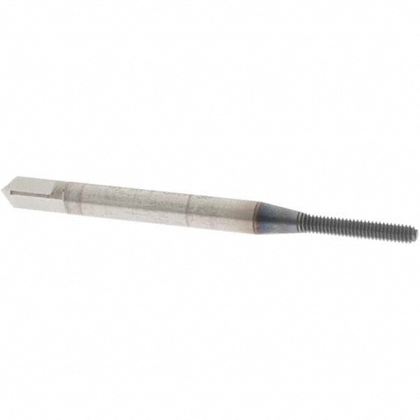Thread Forming Tap: M2x0.40 Metric Coarse, Bottoming, Cobalt, TiCN Coated