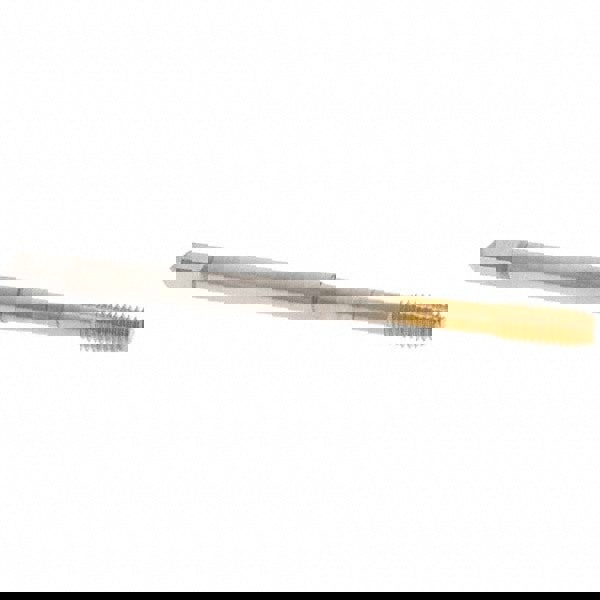 Thread Forming Tap: M3.5x0.6 Metric Coarse, 4H Class of Fit, Modified Bottoming Chamfer, Cobalt, TiN Finish