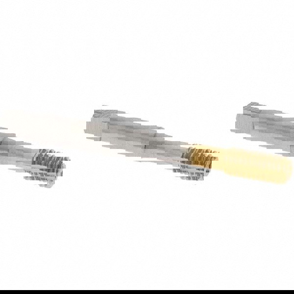 Thread Forming Tap: M6x1 Metric Coarse, 4H Class of Fit, Bottoming Chamfer, Cobalt, TiN Finish