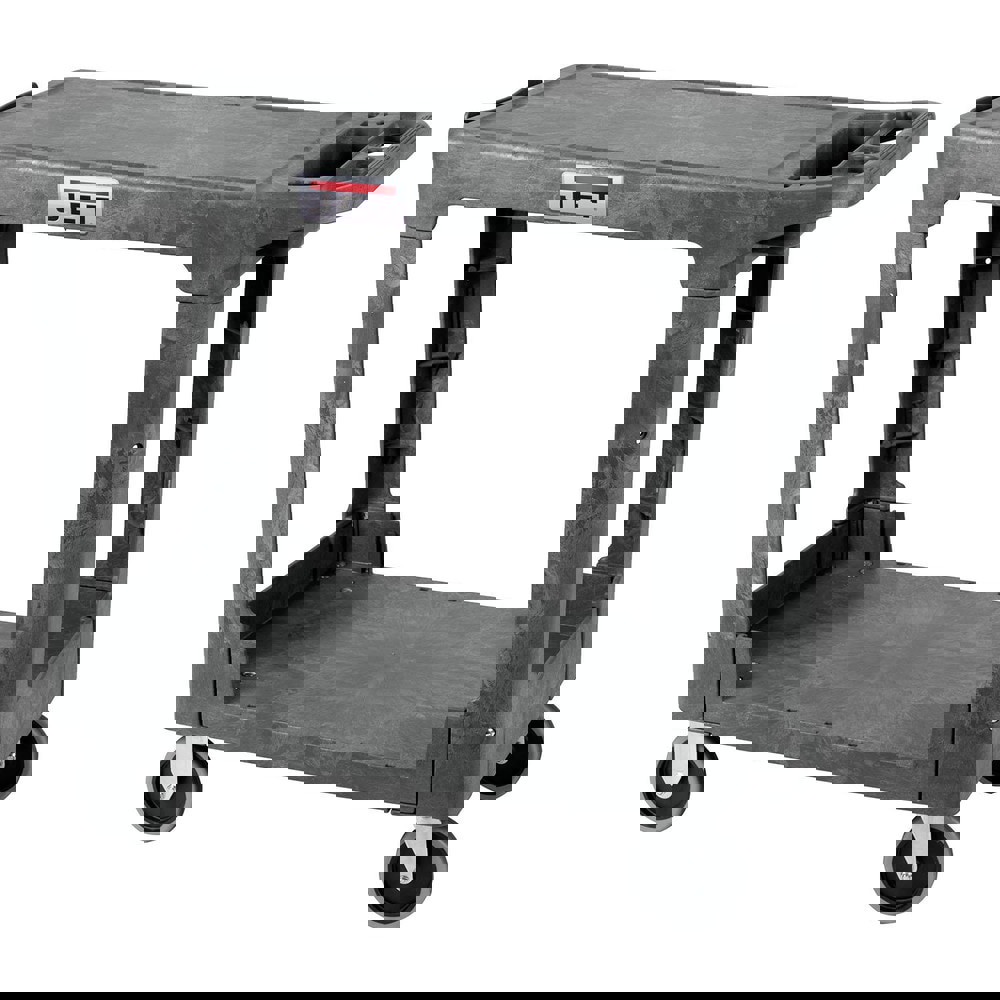 Carts; Cart Type: Flat Top ; Caster Type: Swivel ; Material: Polypropylene ; Length (Inch): 38 ; Width (Inch): 19 ; Brake Type: No Brake