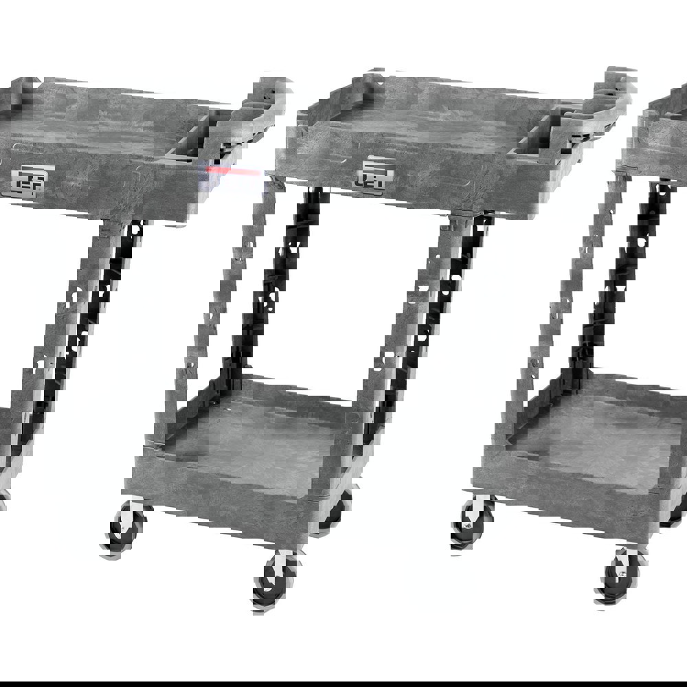 Carts; Cart Type: Flat Top ; Caster Type: Swivel ; Material: Polypropylene ; Length (Inch): 41 ; Width (Inch): 17 ; Brake Type: No Brake