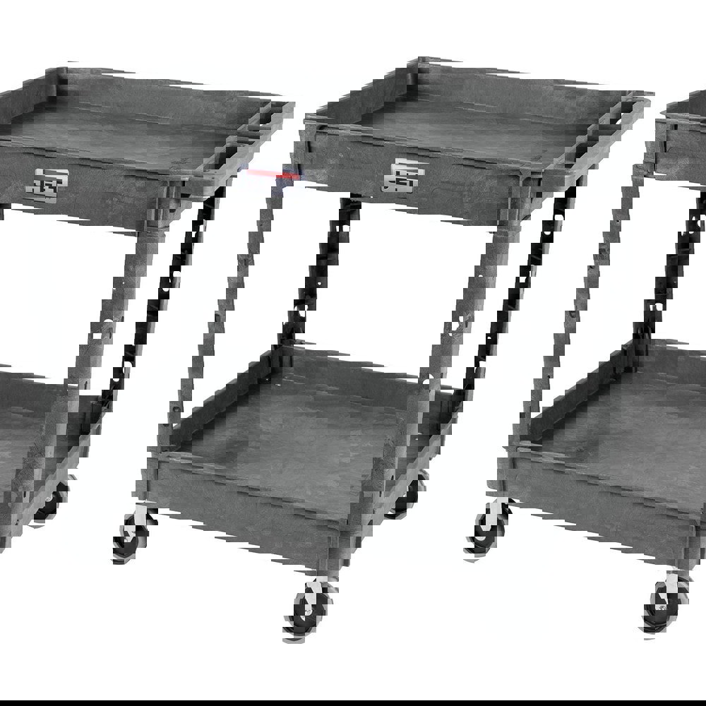 Carts; Cart Type: Flat Top ; Caster Type: Swivel ; Material: Polypropylene ; Length (Inch): 41 ; Width (Inch): 26 ; Brake Type: No Brake