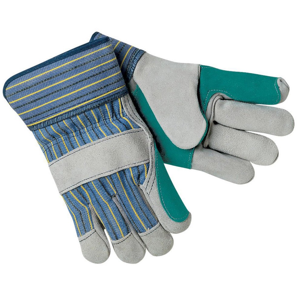Work Gloves: Memphis 1411, Size 2X-Large, Cowhide Leather Lined, Cowhide Leather, General Purpose