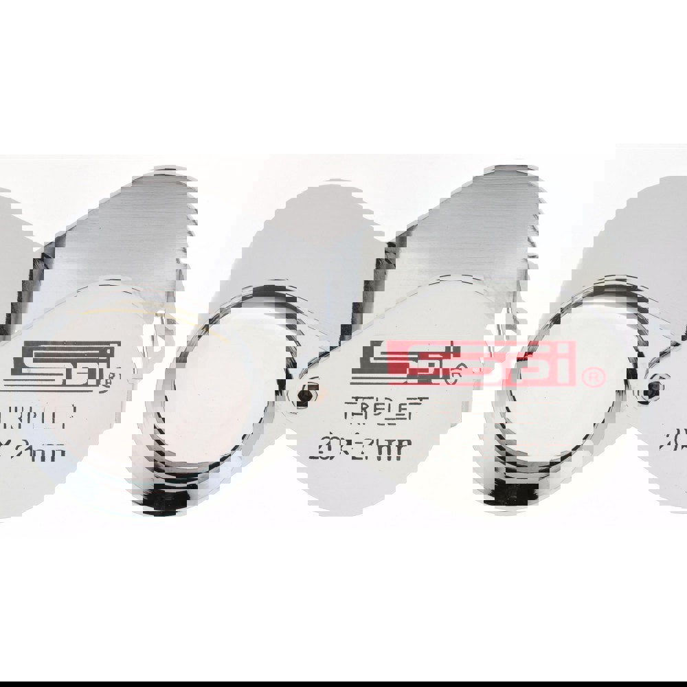 20x Magnification, 53/64 Inch Lens Diameter, Triplet Lens Loupe