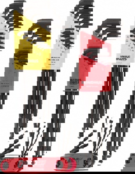 31 Piece L-Wrench/Fold-Up Combo Hex Key Set