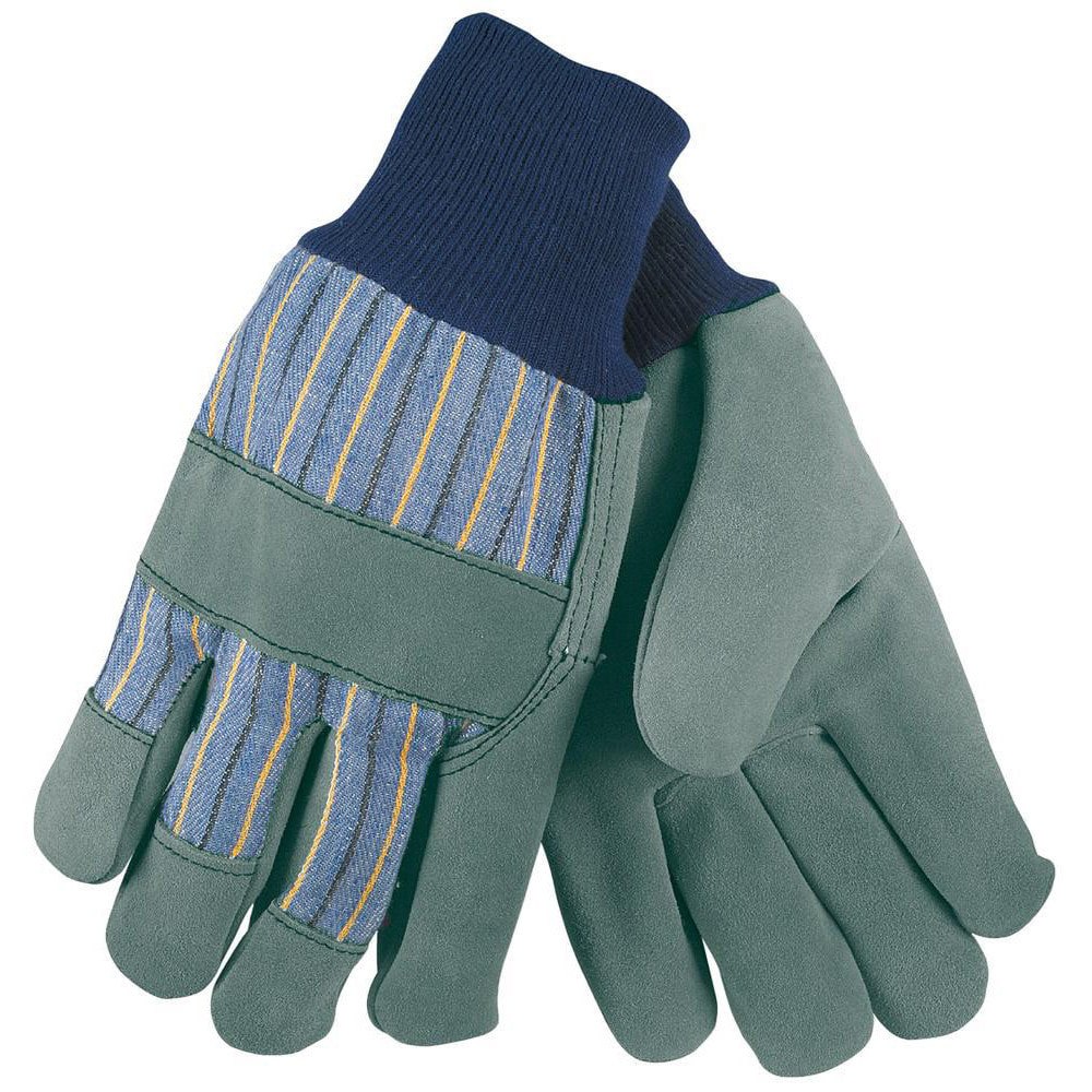 Work Gloves: Memphis 1420A, Size Large, Fleece Lined, Cowhide Leather, General Purpose