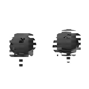 Waste & Overflow One Hole Plate in Matte Black