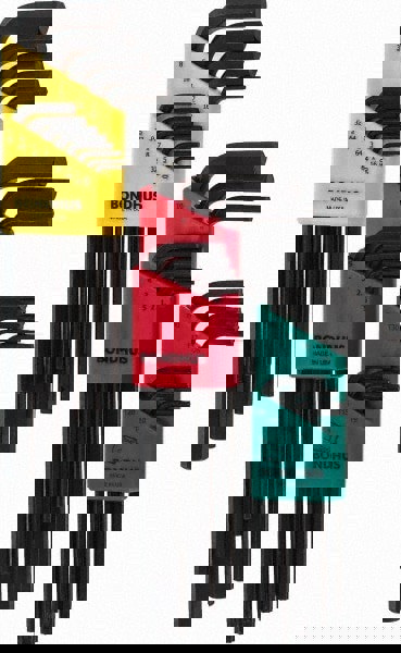 30 Piece L-Key Hex Key Set