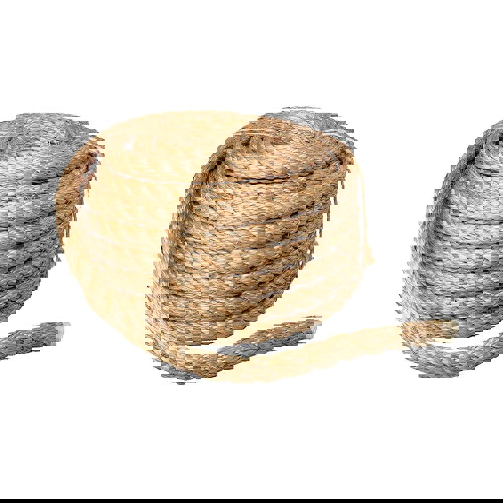 Rope; Rope Construction: Twisted ; Material: Abaca ; Work Load Limit: 3960lb ; Rope Diameter (Fractional Inch): 3/4 ; Color: Yellow ; Length Ft.: 100