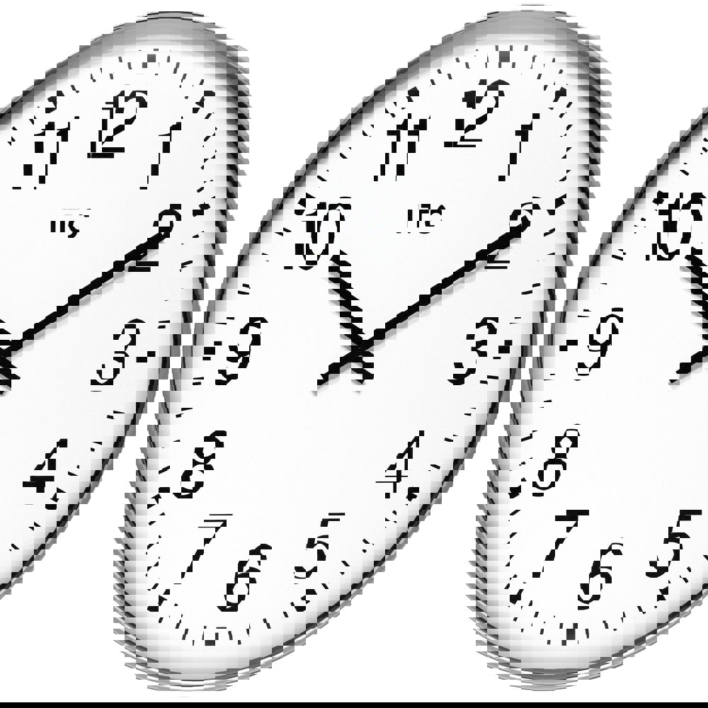 Office Wall Clocks; Clock Type: Dial ; Display Type: Analog ; Power Source: Battery ; Clock Movement Control: Manual ; Face Color: White ; Case Color: Silver
