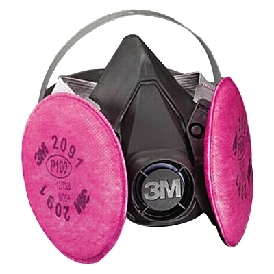 3M 6391 RESPIRATOR6000 W/P100 LARGE