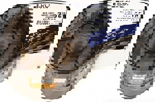 Label Maker Label: White, Vinyl, 3/8