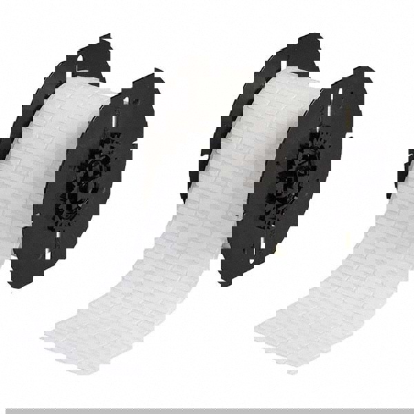 Label Maker Label: White, Cloth, 3/4